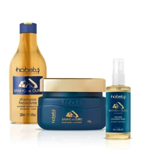 Kit Banho De Ouro Home